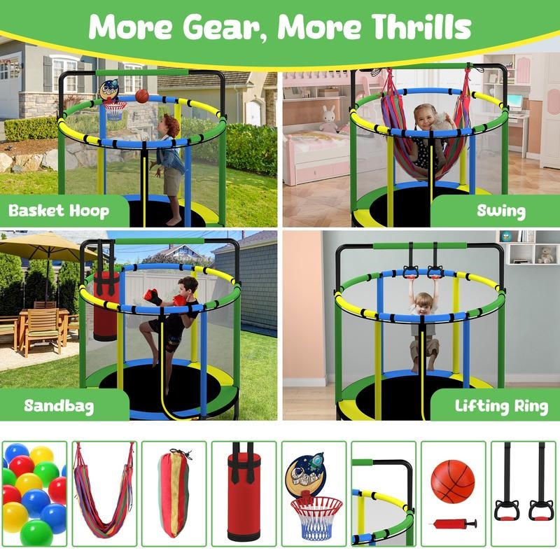 Small Trampoline for Kids – Fun Exercise & Play Gift for Boys & Girls