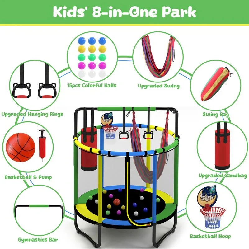 Small Trampoline for Kids – Fun Exercise & Play Gift for Boys & Girls