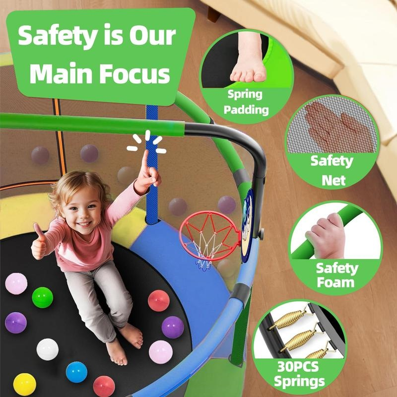 Small Trampoline for Kids – Fun Exercise & Play Gift for Boys & Girls