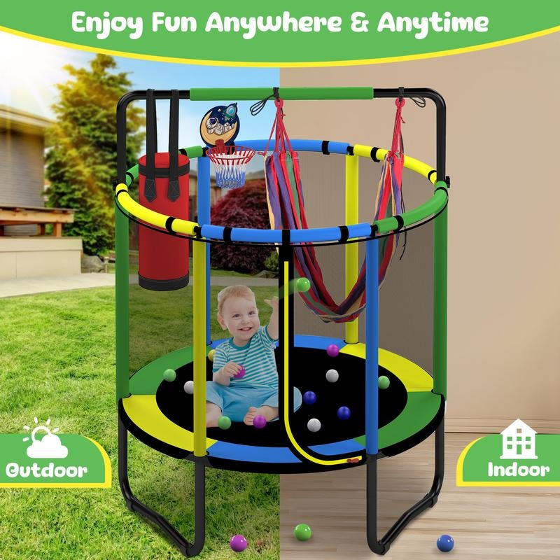 Small Trampoline for Kids – Fun Exercise & Play Gift for Boys & Girls